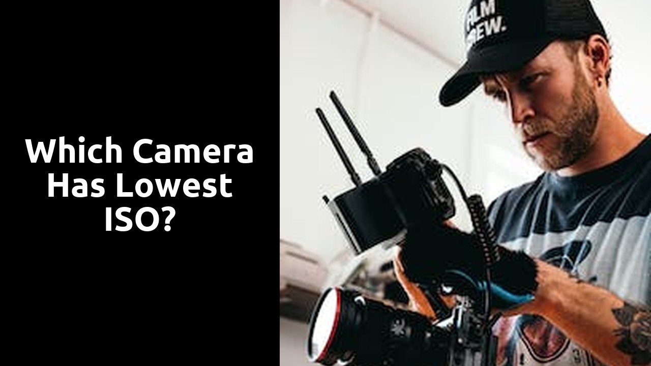 Which camera has lowest ISO?